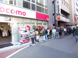 ドコモショップ新八柱店 オープン前の状況