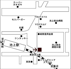 ドコモショップ池上駅前店 地図