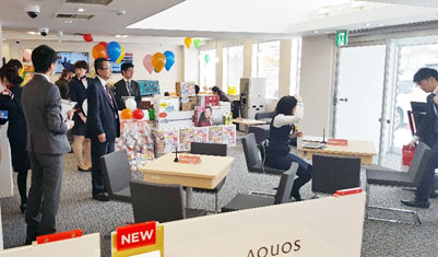 ドコモショップあさひまち店 内観