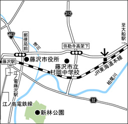 ドコモショップ藤沢村岡店 地図